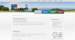 Desktop Screenshot of magnitz.de